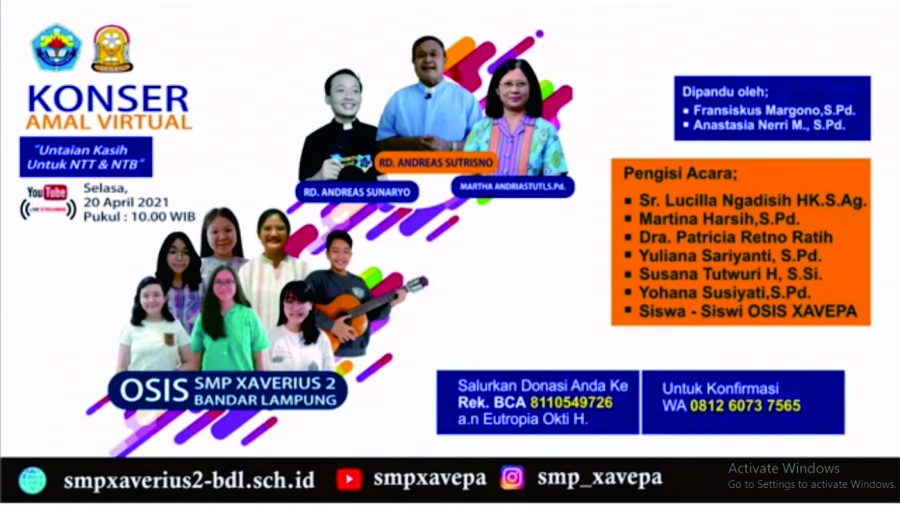 Konser Amal Virtual NTT Dan NTB