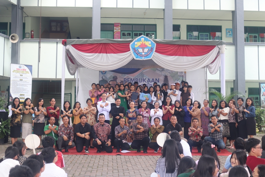 Bulan Kitab Suci Nasional (BKSN) 2025 di SMP Xaverius 2 Bandar Lampung