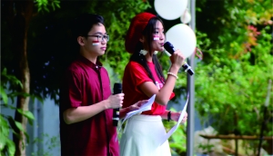 Perayaan HUT RI Ke-77 SMP Xaverius Bandar Lampung