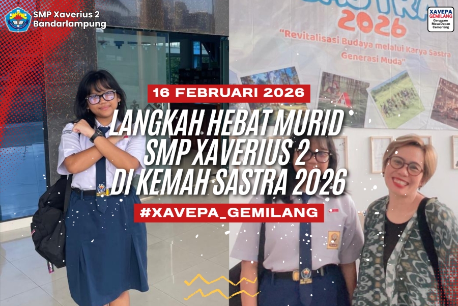 Dari Xavepa untuk Sastra Indonesia: Langkah Hebat Murid SMP Xaverius 2 di Kemah Sastra 2026