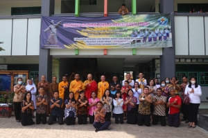 Perayaan hari Kathina SMP Xaverius 2 Bandarlampung