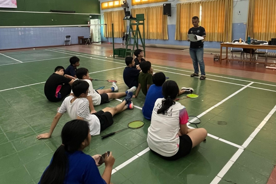 Peserta didik Antusias Mengikuti Seleksi O2SN Tingkat Sekolah di SMP Xaverius 2 Bandarlampung