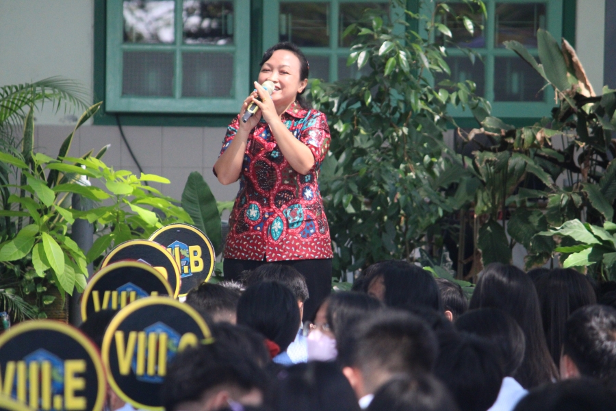 Penguatan Visi Baru SMP Xaverius 2 Bandar Lampung