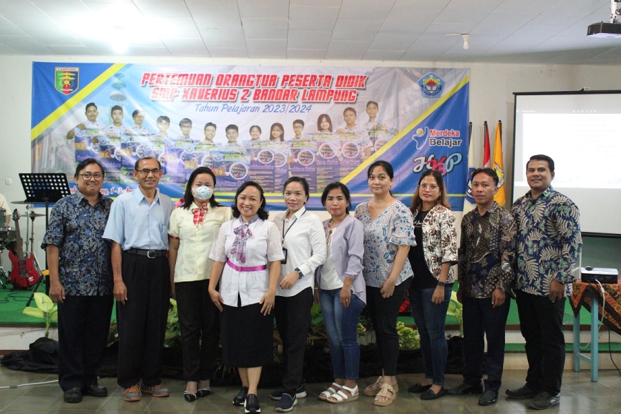 Pertemuan Orang Tua Peserta Didik Kelas 8 SMP Xaverius 2 Bandarlampung Tahun Pelajaran 2023/2024