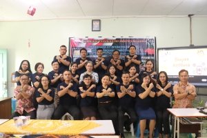 Workshop&nbsp; &ldquo;Pemanfaatan&nbsp; IFT (Interactive Flat Panel) untuk Peningkatan Kompetensi Guru dalam Pengembangan Pembelajaran Berbasis Projek &rdquo;. &nbsp;SMP Xaverius 2 Bandar Lampung.