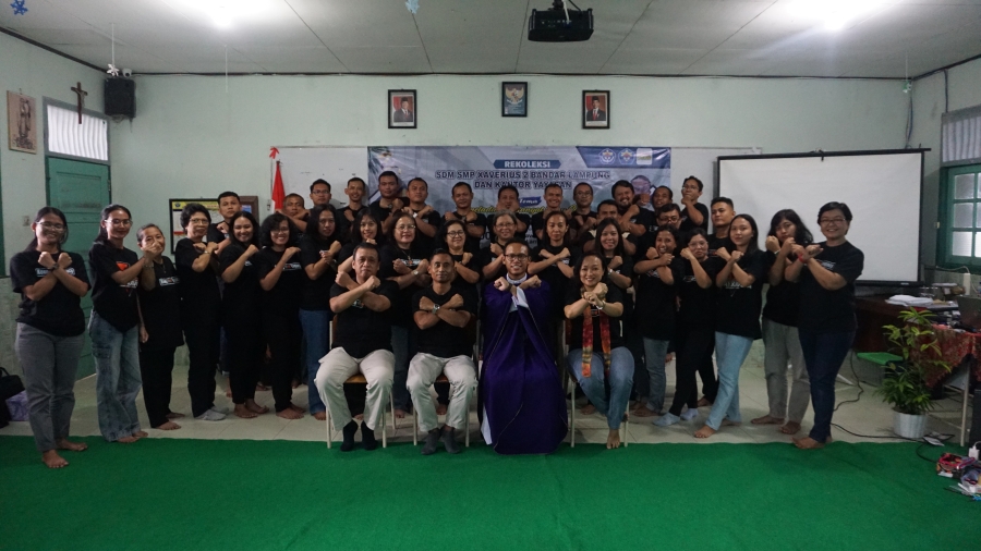 Rekoleksi SDM SMP Xaverius 2 Bandar Lampung &amp; Yayasan Xaverius Tjk