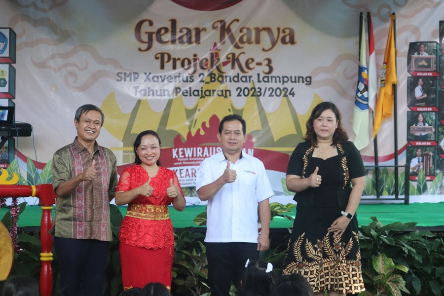 Gelar Karya P5 Projek Ke-3 SMP Xaverius 2 Bandar Lampung: Mengasah Kreativitas dan Melestarikan Budaya