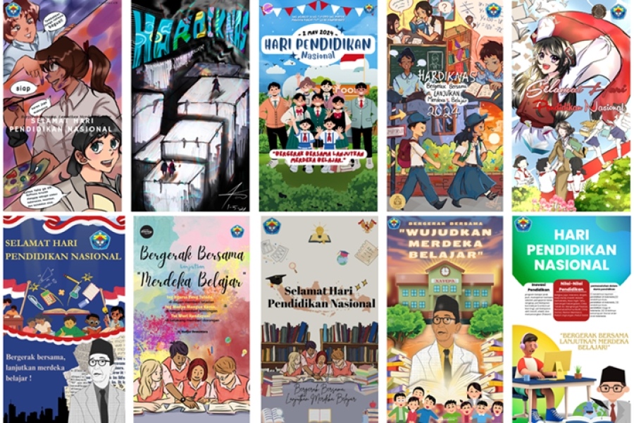 SMP Xaverius 2 Bandarlampung Gelar Lomba Poster Dalam Rangka Meriahkan Hari Pendidikan Nasional 2024